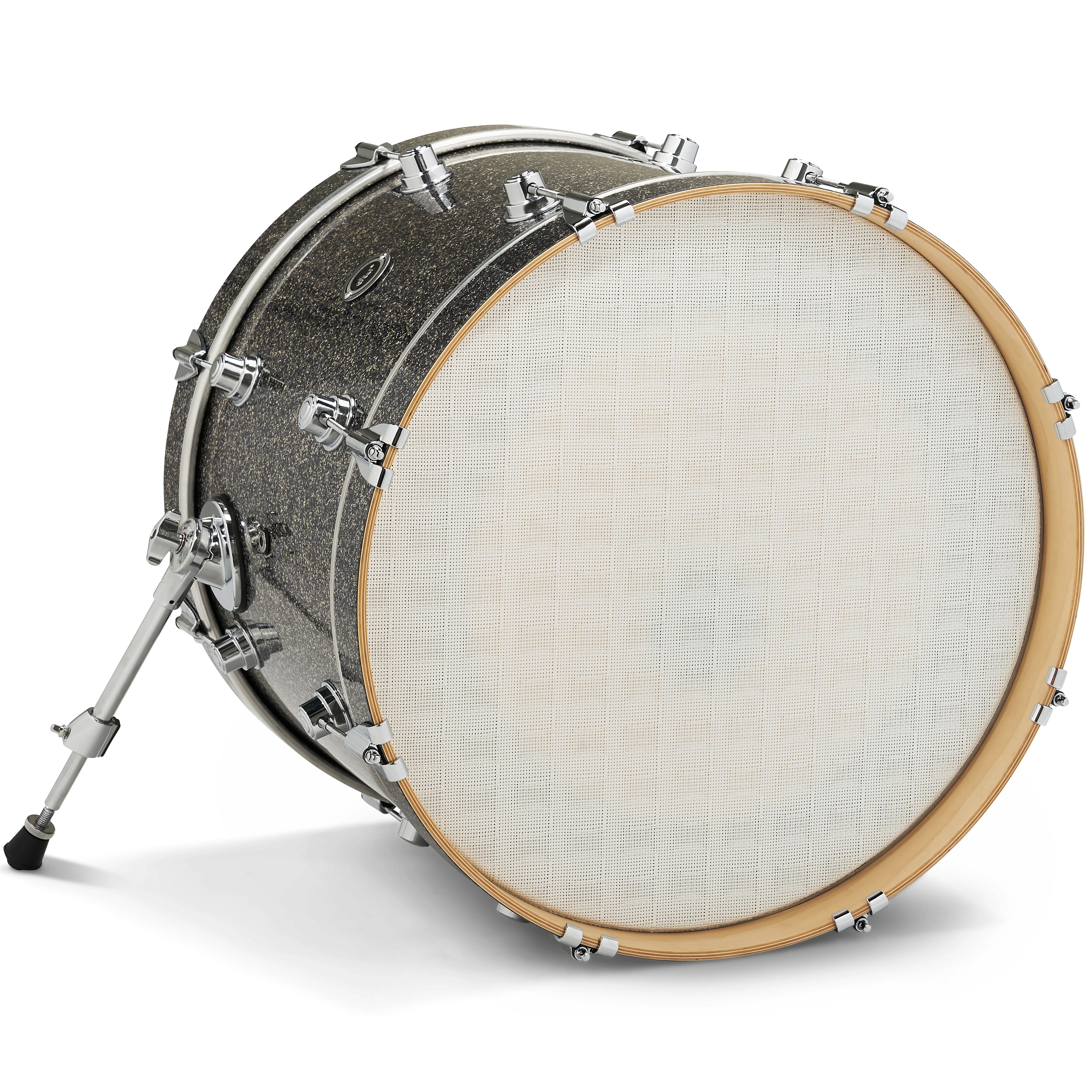 Drum Workshop DWe Bass Drum 14x20" - Black Galaxy, View 2