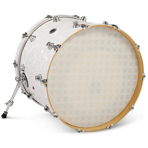 Drum Workshop DWe Bass Drum 16x22" - White Marine Pearl, View 2