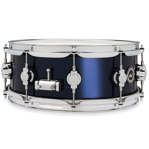 Drum Workshop DWe Snare 5x14" - Midnight Blue Metallic, View 7