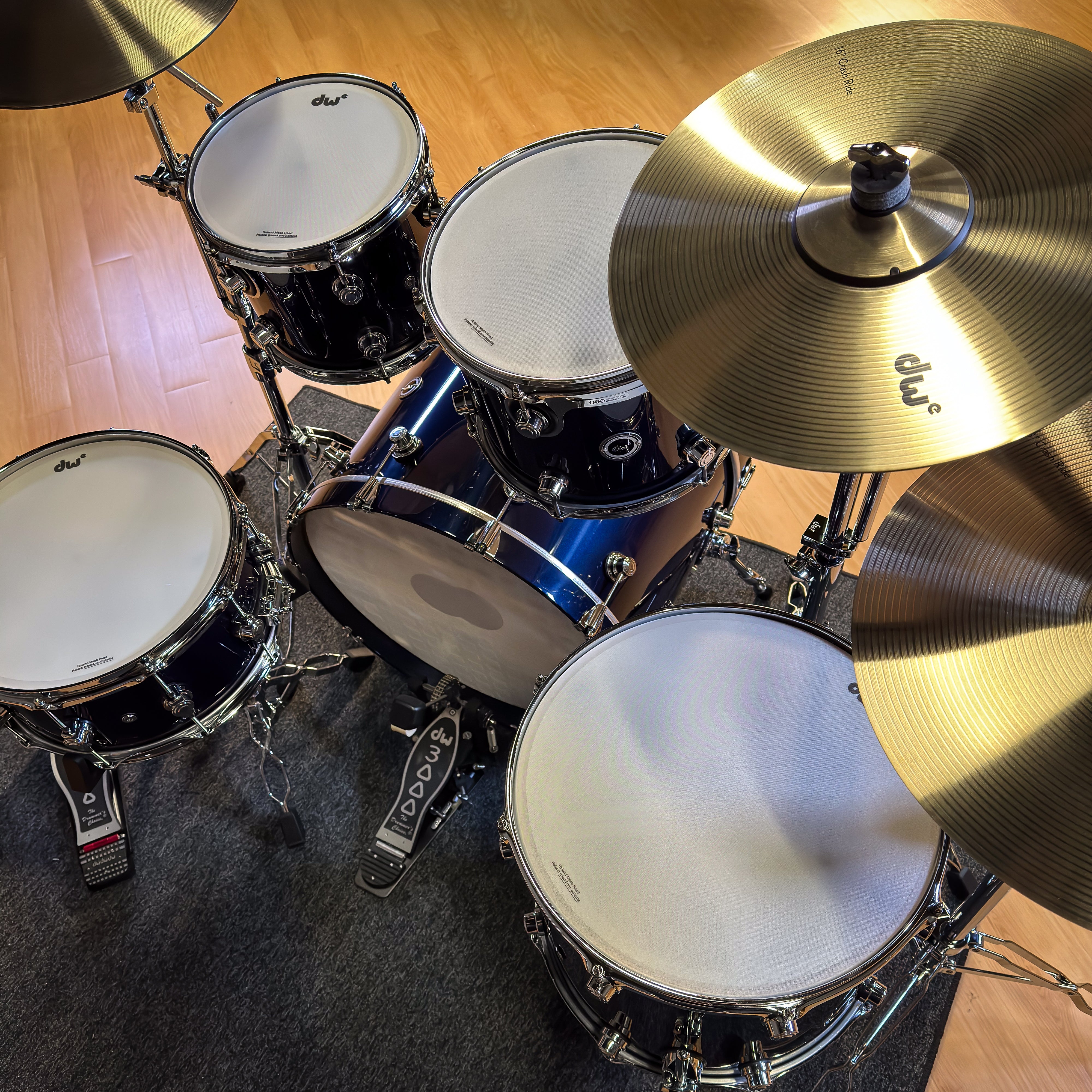 Drum Workshop DEKTLC05TBMBMCP DWe 5-Piece, Midnight Blue