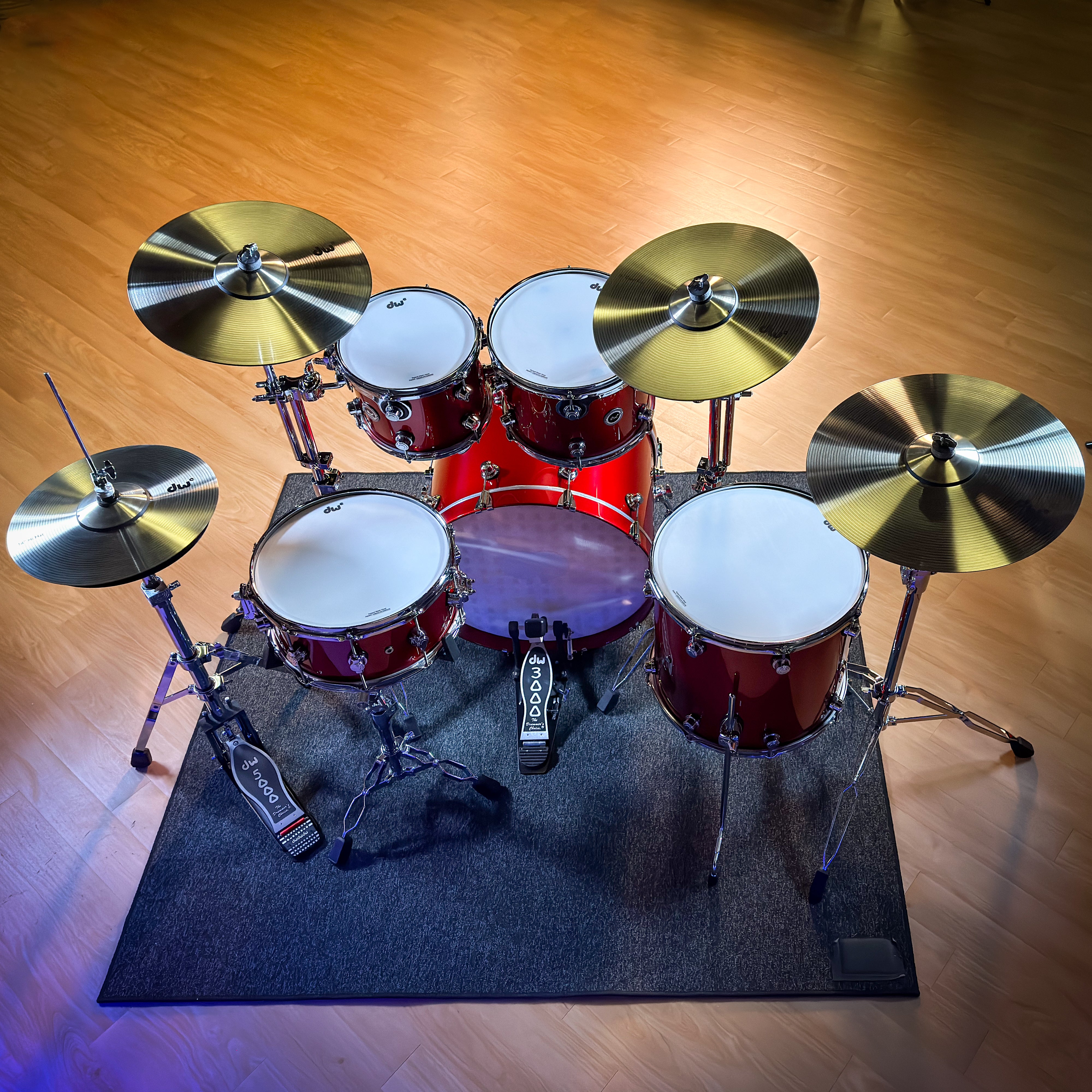 Drum Workshop DEKTLC05TBBCMCP DWe 5-Piece, Black Cherry Metallic