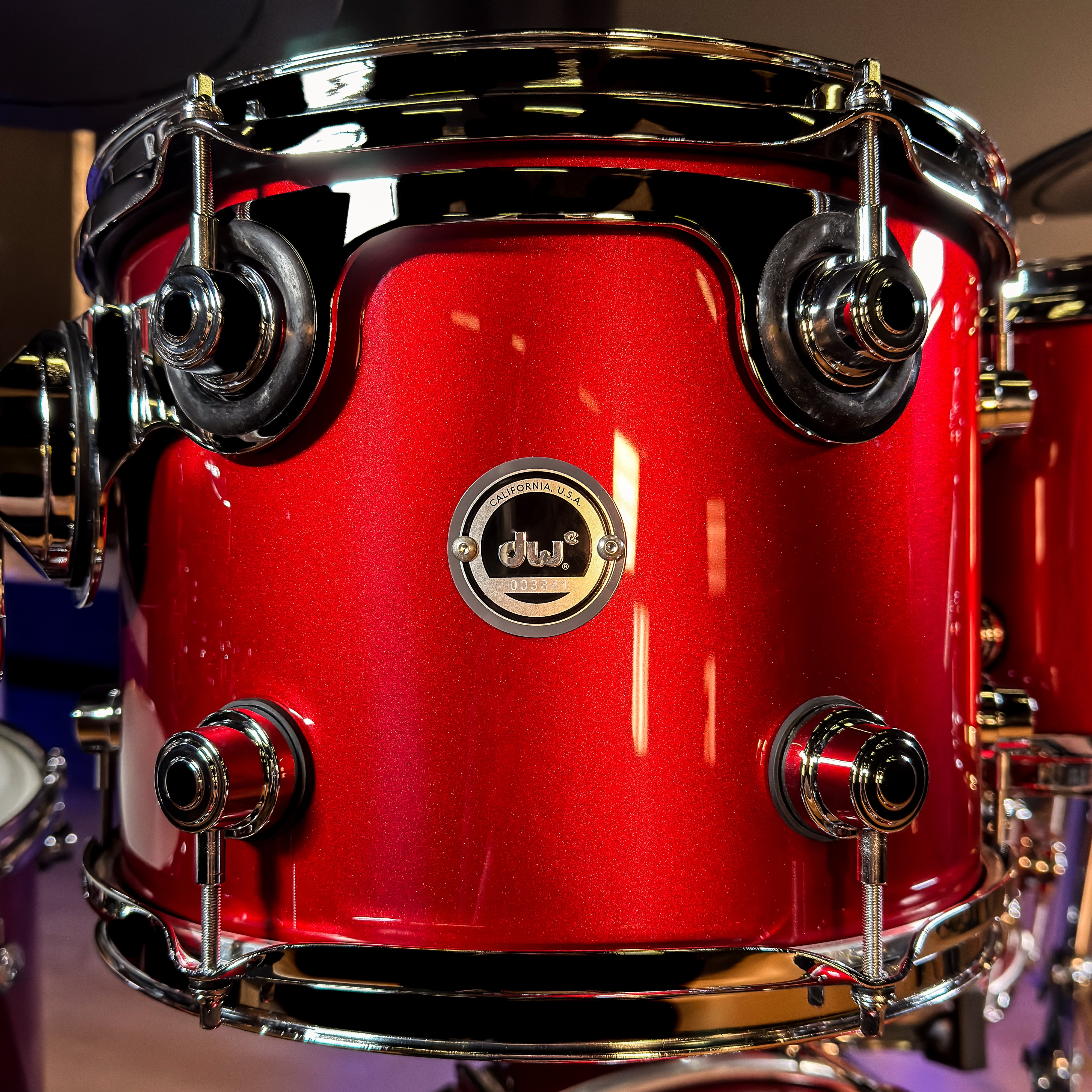 Soft Rock Drums World LP 他2枚 Drum Workshop DEKTLC04TABCM DWe 4pc Shell Pack, Black Cherry