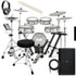 EFNOTE 3B Electronic Drum Set - White Sparkle COMPLETE DRUM BUNDLE