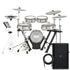 EFNOTE 3B Electronic Drum Set - White Sparkle MONITOR KIT