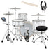 EFNOTE 7 Electronic Drum Set - White Sparkle DRUM ESSENTIALS BUNDLE