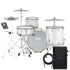 EFNOTE 7 Electronic Drum Set - White Sparkle MONITOR KIT