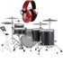Collage of the components in the EFNOTE 7X Electronic Drum Set BONUS PAK bundle