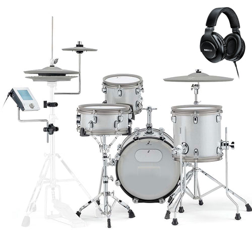 EFNOTE MINI Electronic Drum Set - White Sparkle BONUS PAK