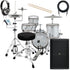 EFNOTE MINI Electronic Drum Set - White Sparkle COMPLETE DRUM BUNDLE