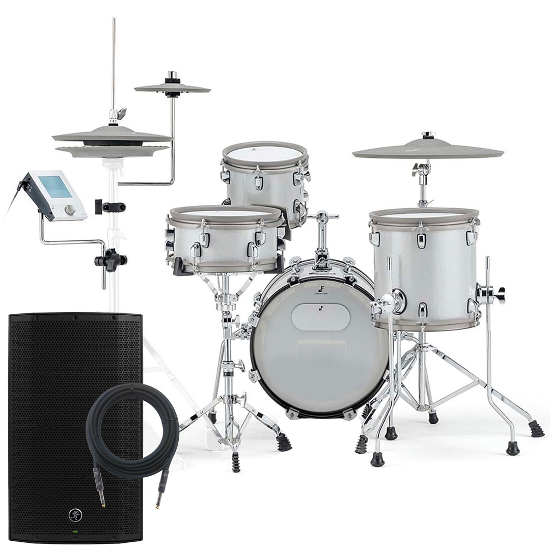 EFNOTE MINI Electronic Drum Set - White Sparkle MONITOR KIT – Kraft Music