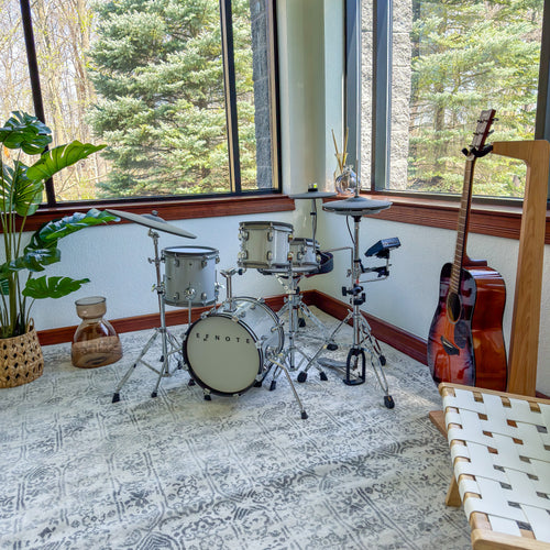 EFNOTE MINI Electronic Drum Set - White Sparkle - View 1