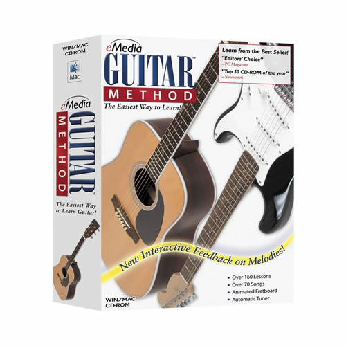 emedia beginner guitar method - win/mac cd-rom