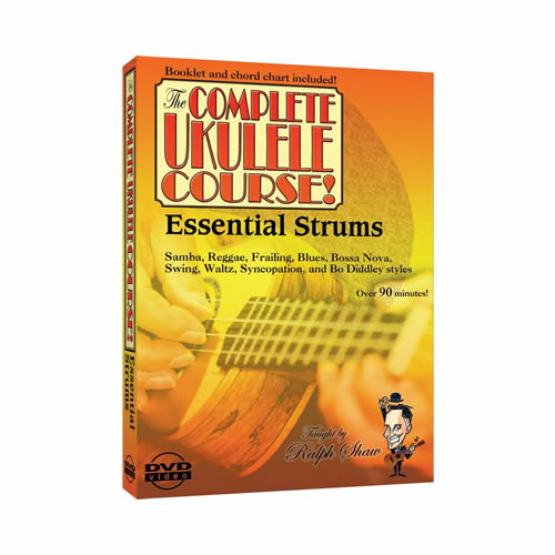 emedia ralph shaws essential strums for the ukulele - ukulele instruction dvd