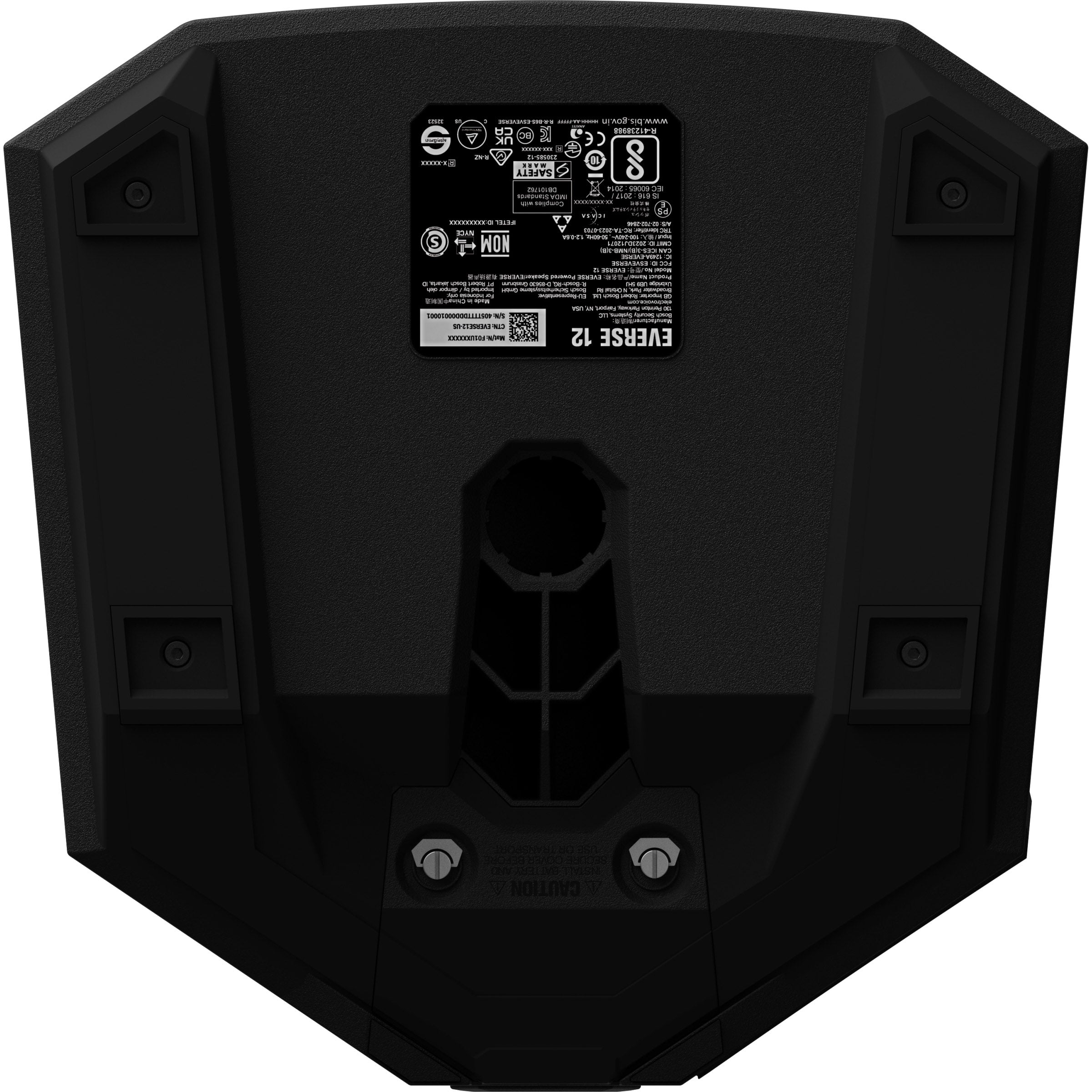 Electro-Voice EVERSE 12 12" Battery Powered Speaker - Black PERFORMER PAK