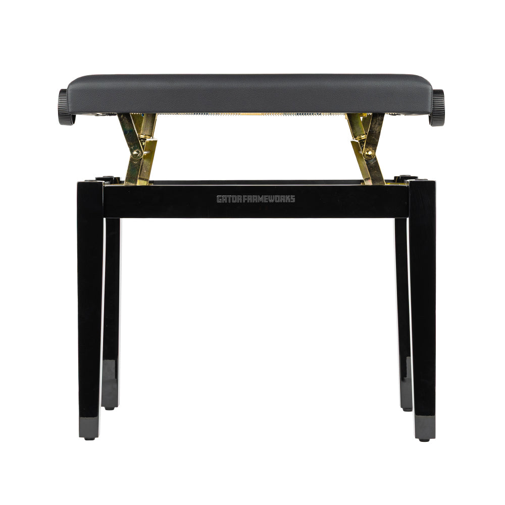 Gator Frameworks Deluxe Height Adjustable Piano Bench - Black, view 7