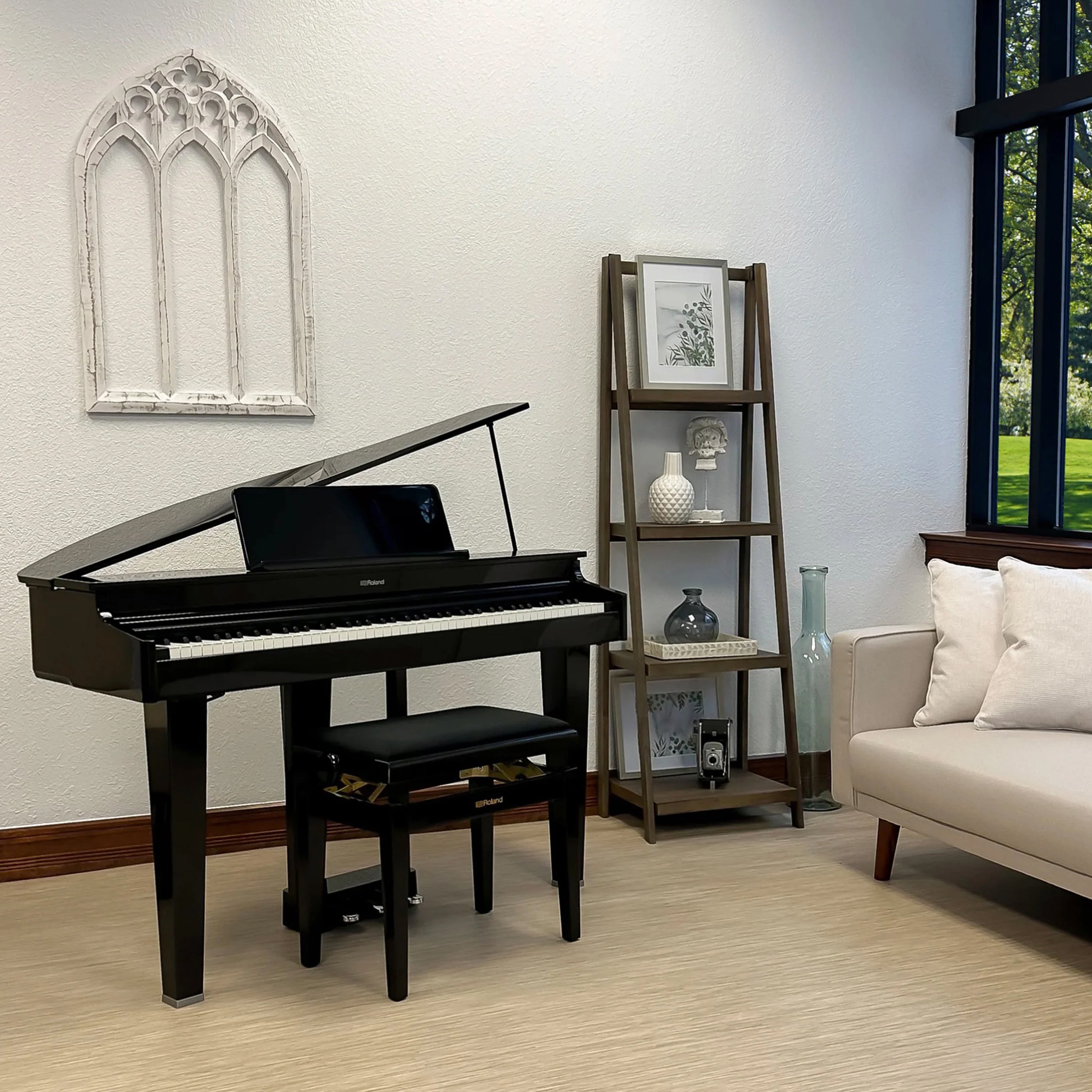 Roland GP-3 Digital Grand Piano - Polished Ebony