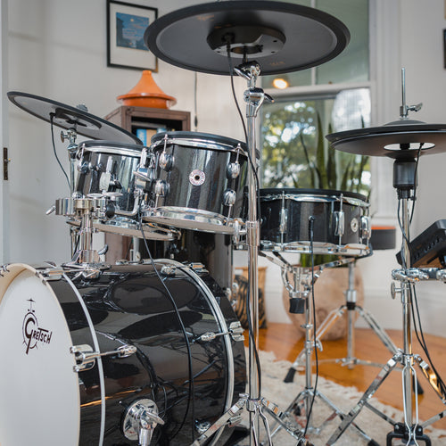 Gretsch Drums Catalina EVO 5pc Electronic Drum Set - Black Sparkle COMPLETE DRUM BUNDLE