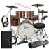 Gretsch Drums Catalina EVO 5pc Electronic Drum Set - Walnut Glaze COMPLETE DRUM BUNDLE
