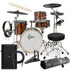 Gretsch Drums Catalina EVO 4pc Electronic Drum Set - Walnut Glaze COMPLETE DRUM BUNDLE