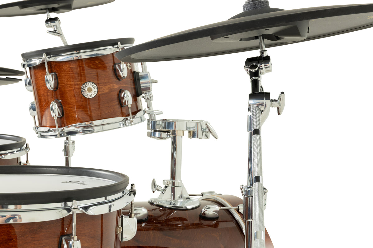 Gretsch Catalina EVO Walnut Glaze rack tom with tom holder and cymbal boom arm