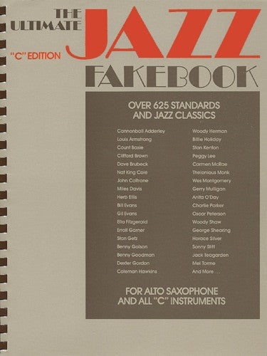 the ultimate jazz fake book - c edition fake book