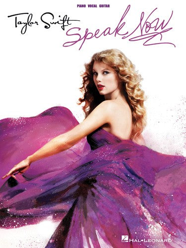 taylor swift:  speak now - piano/vocal/guitar songbook