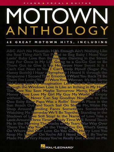 motown anthology - piano/vocal/guitar songbook