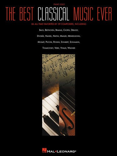 the best classical music ever - piano solo songbook