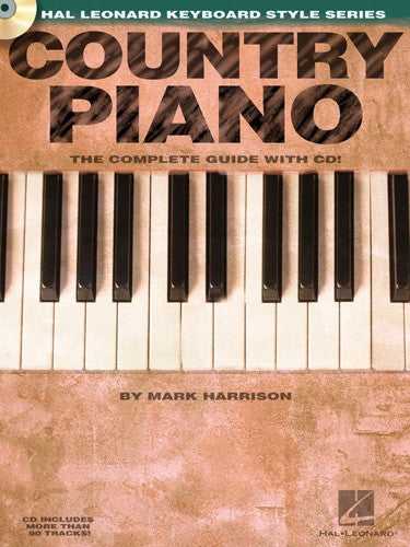 country piano: hal leonard keyboard style series - keyboard instruction (book/cd)