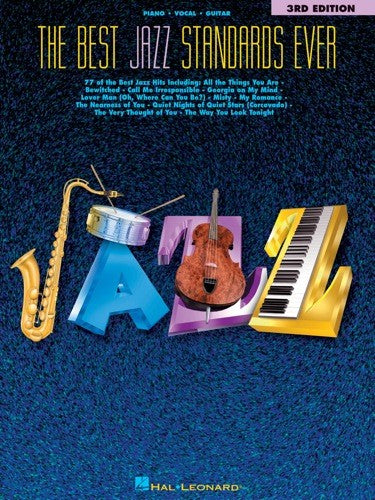 the best jazz standards ever - piano/vocal/guitar songbook
