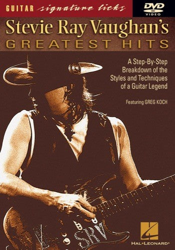 stevie ray vaughan's greatest hits - guitar instruction dvd