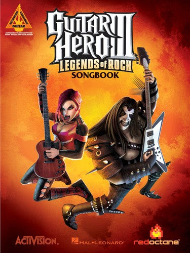guitar hero iii: legends of rock - guitar tab songbook
