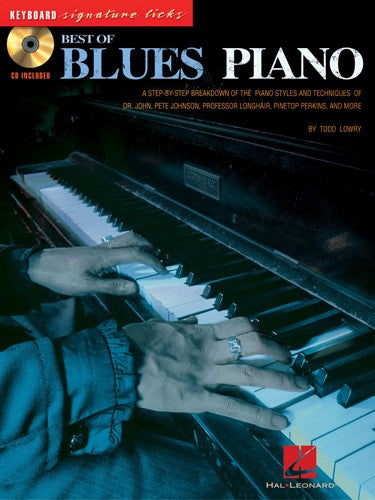 best of the blues piano - keyboard instruction (book/cd)