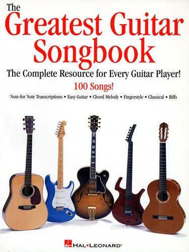 the greatest guitar songbook - guitar songbook