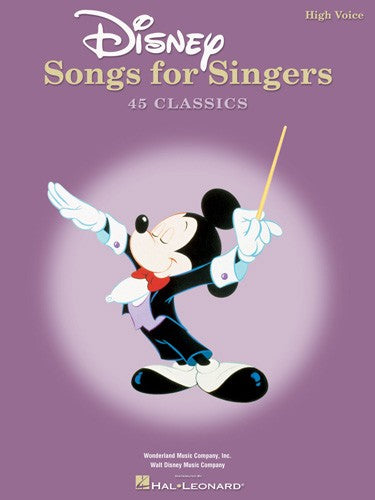 hl: disney songs for singers - high voice edition