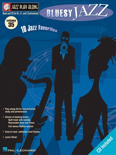 bluesy jazz - instrumental play-along (book/cd)