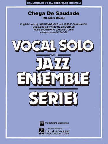 chega de saudade: arranged by mark taylor - vocal solo/jazz ensemble