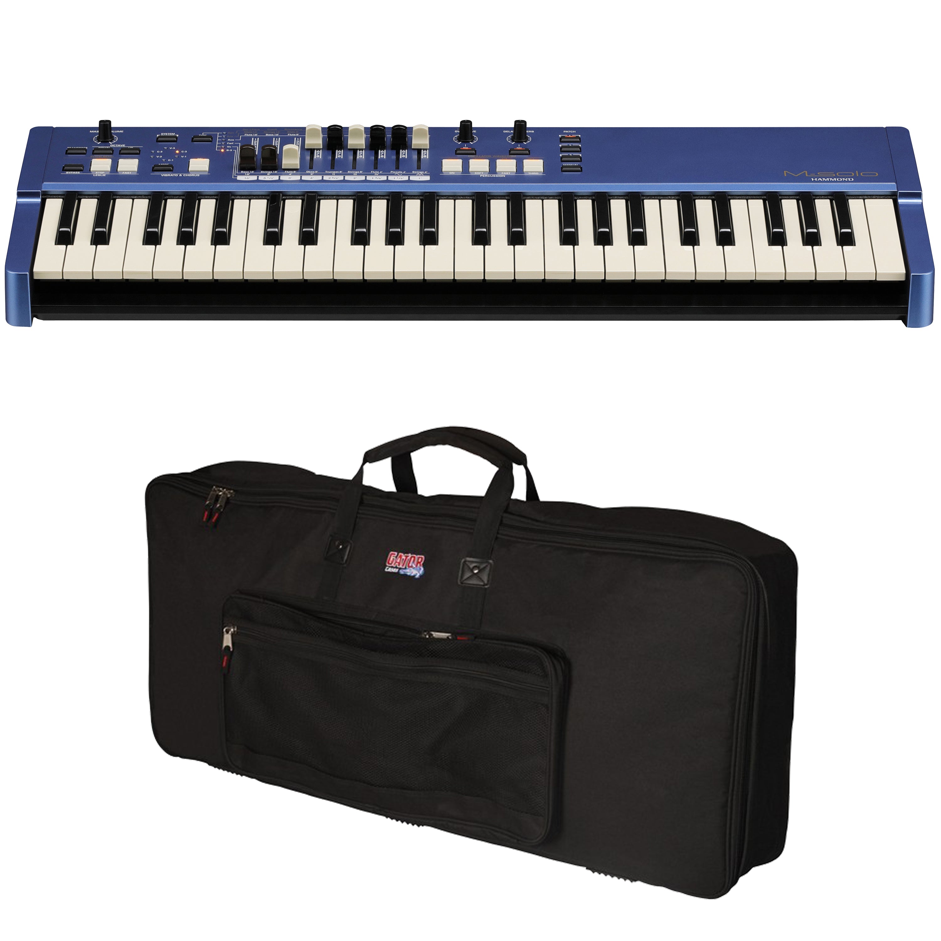 Hammond M-solo Organ - Blue CARRY BAG KIT