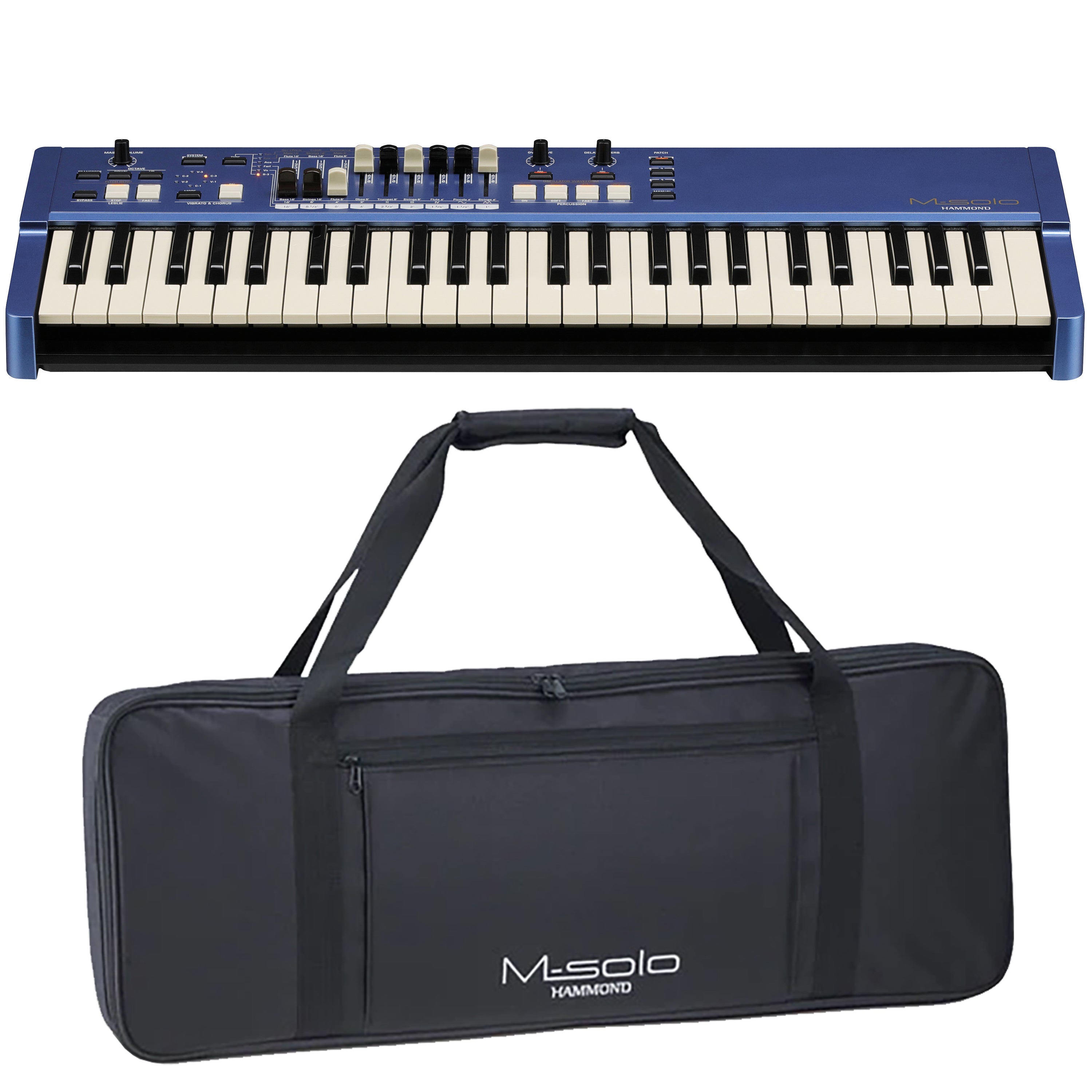 Hammond M-solo Organ - Blue CARRY BAG KIT