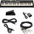 Collage image of the Hammond M-solo Organ - Black CABLE KIT