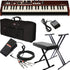 Collage image of the Hammond M-solo Organ - Burgundy STAGE KIT
