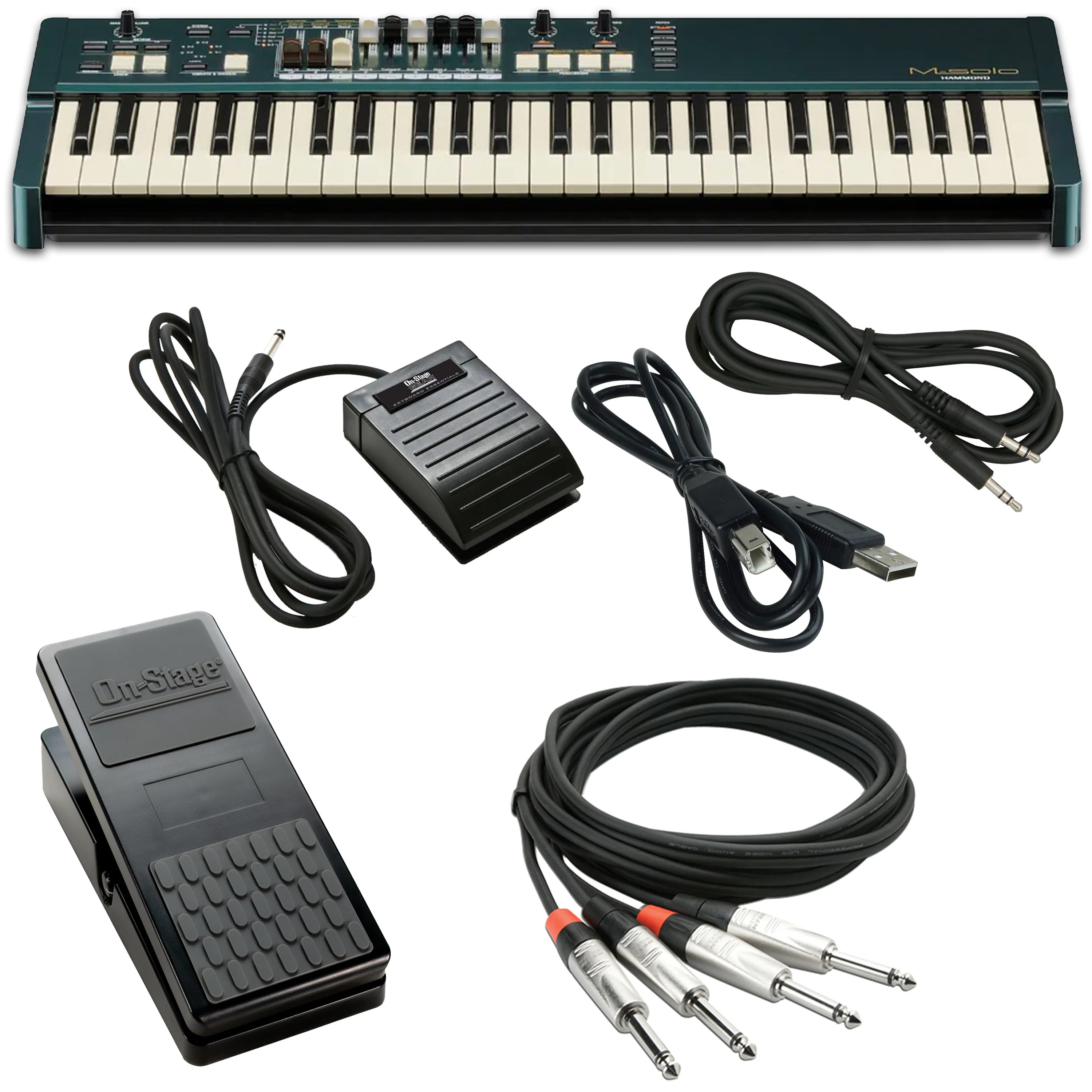 Hammond M-solo Organ - British Racing Green CABLE KIT