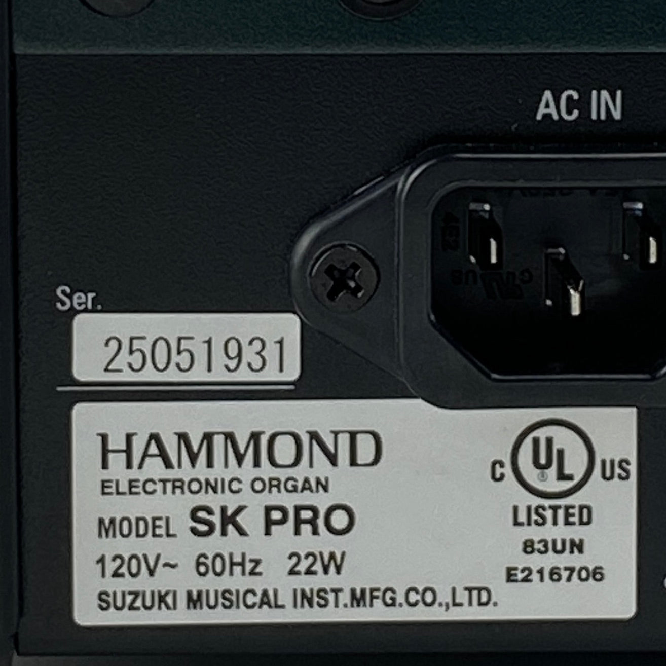 Hammond SK Pro 61 Portable Organ (Demo)