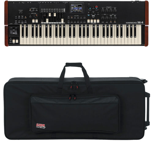 Collage image of the Hammond XK-4 Organ CARRY BAG KIT