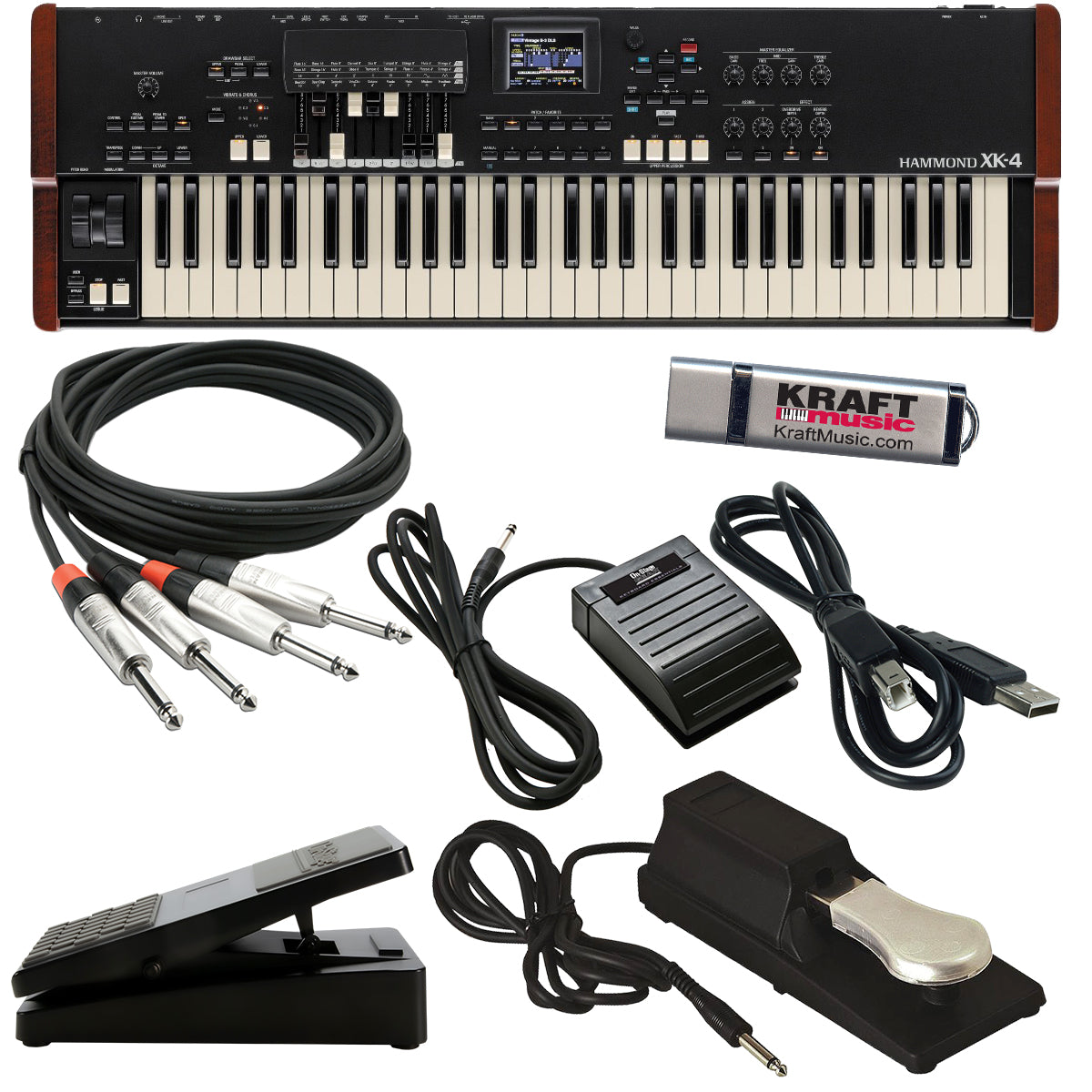 Hammond XK-4 Organ CABLE KIT – Kraft Music