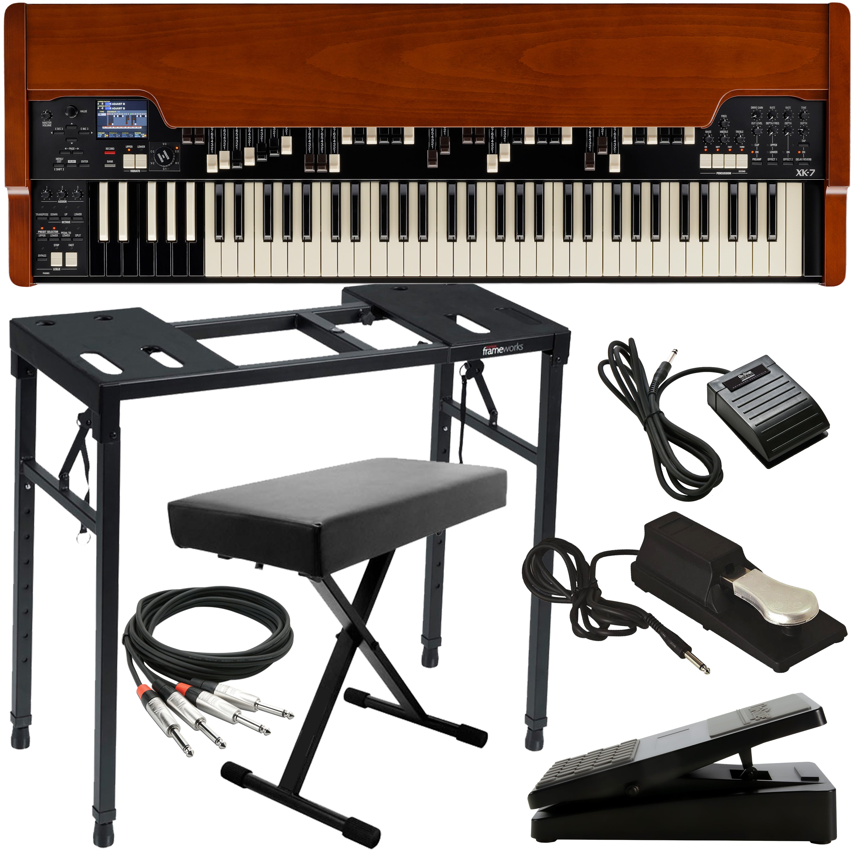 Hammond XK-7 Single-Manual Tonewheel Organ KEY ESSENTIALS BUNDLE