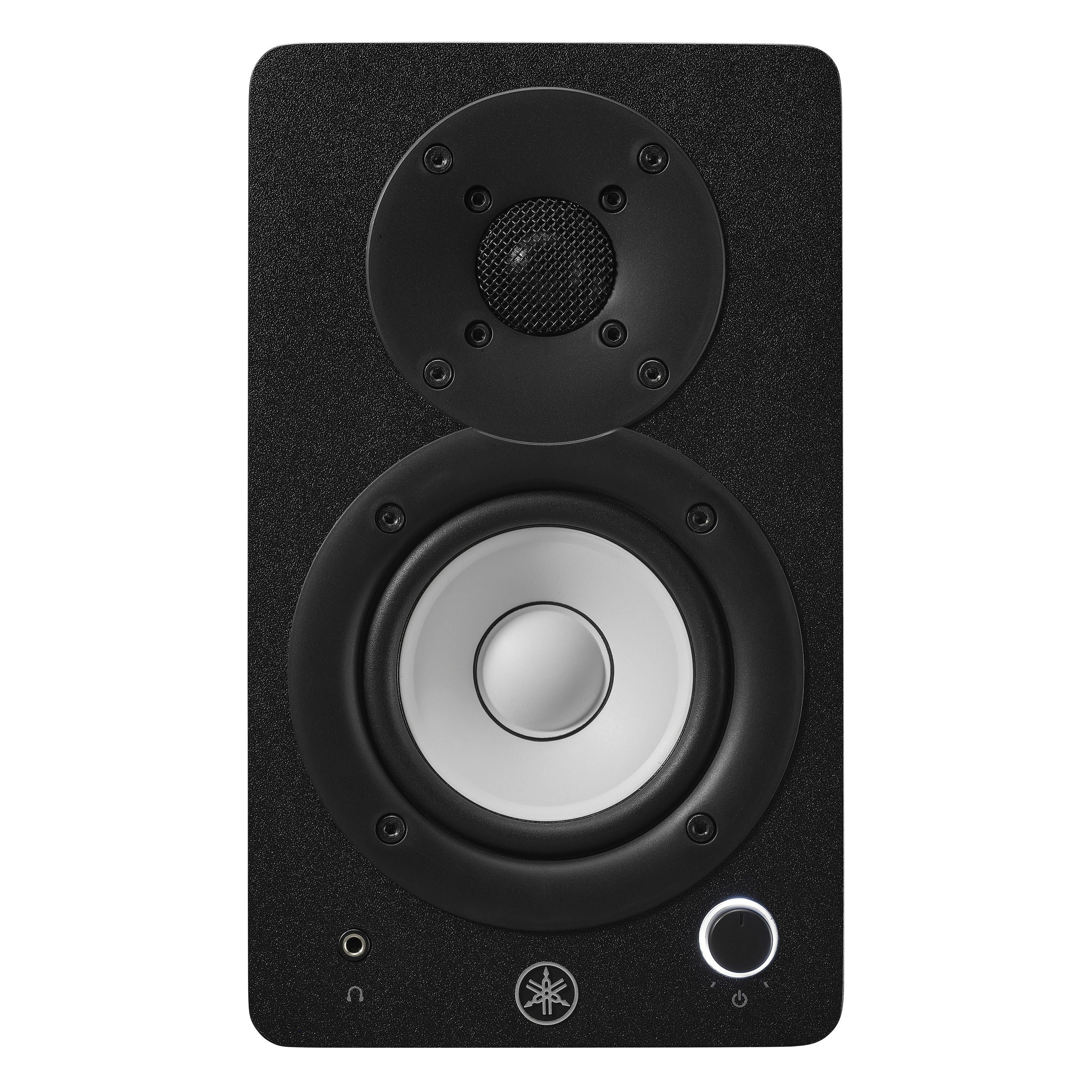 Yamaha HS3B 3.5" Powered Studio Monitors (Pair) - Black STUDIO PAK