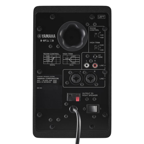 Yamaha HS3B 3.5" Powered Studio Monitors (Pair) - Black