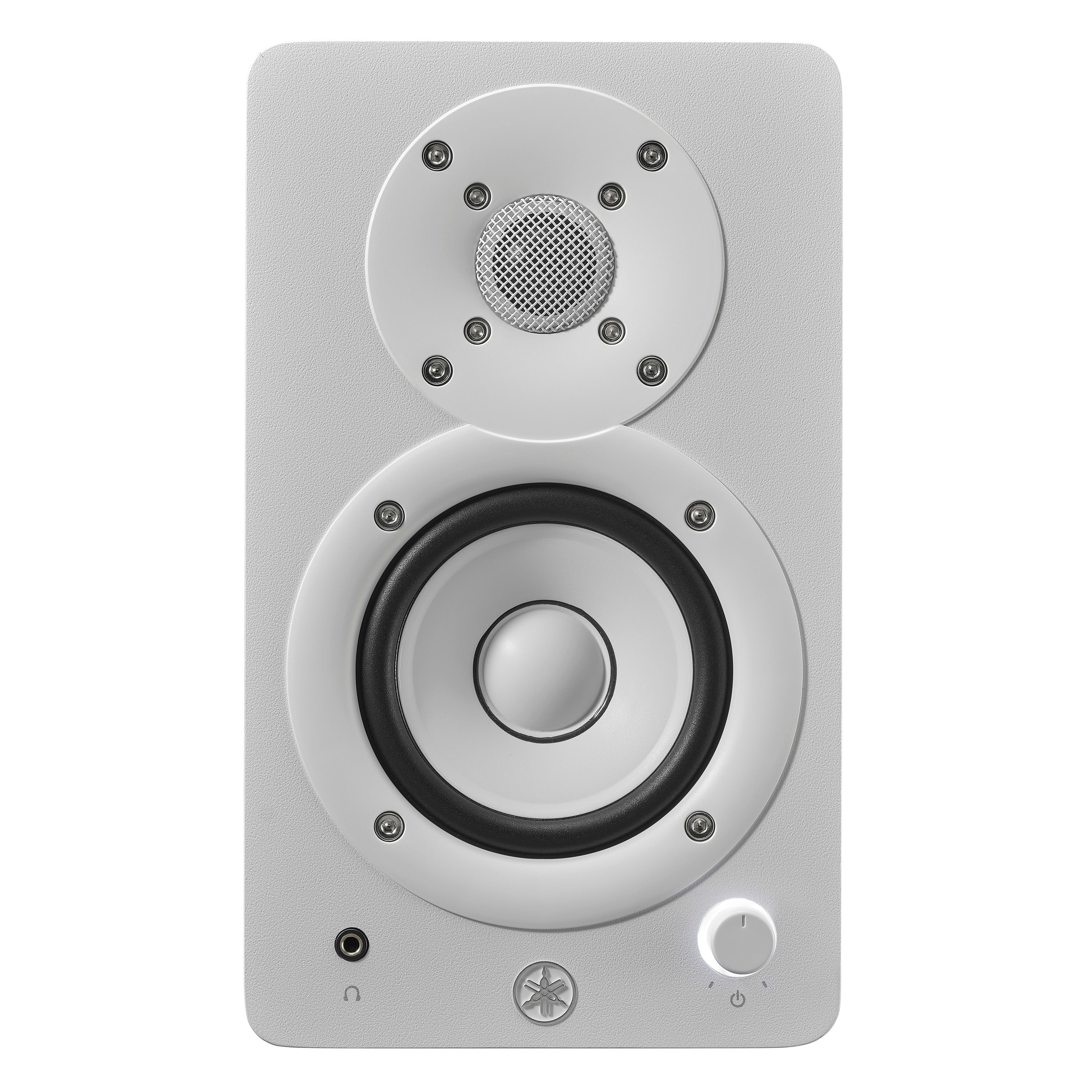 Yamaha HS3W 3.5" Powered Studio Monitors (Pair) - White STUDIO PAK