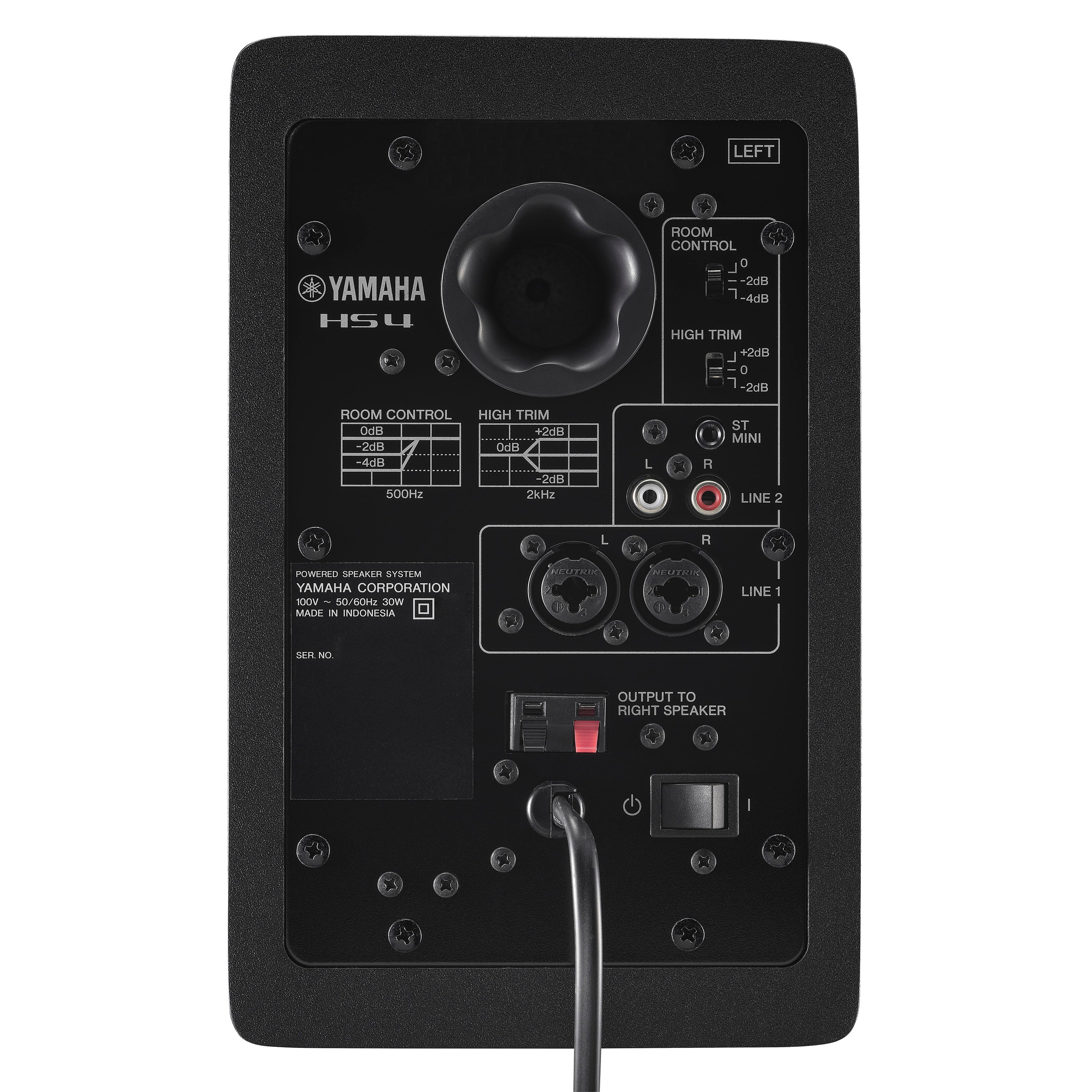 Yamaha HS4B 4.5" Powered Studio Monitors (Pair) - Black, View 3